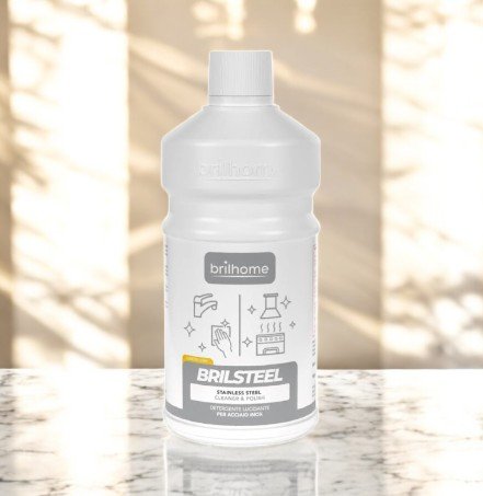 Brilsteel – Nettoyant polissant pour acier inoxydable