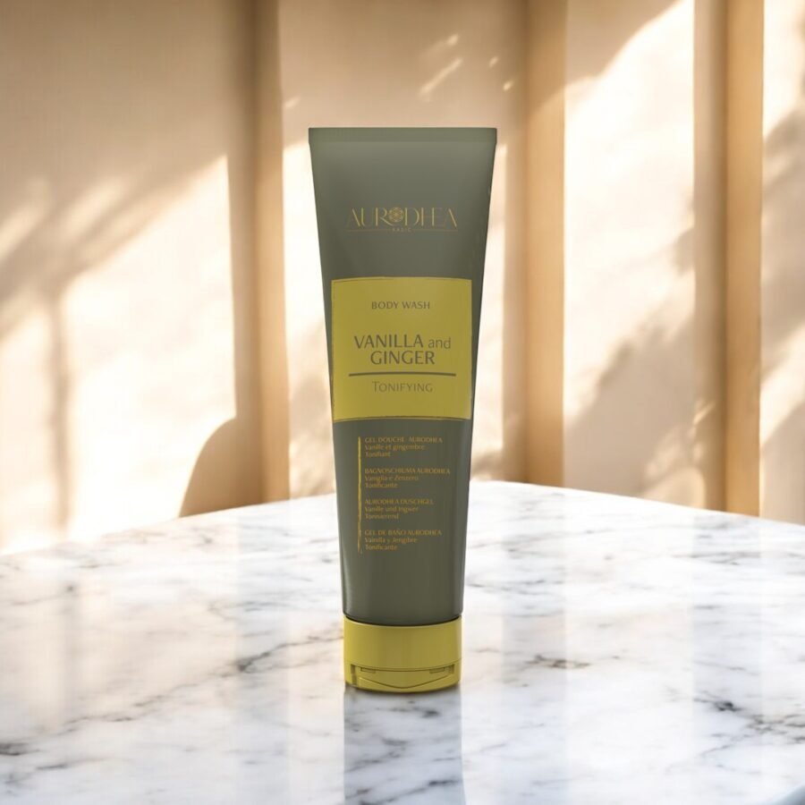 Gel douche Aurodhea - parfum de Vanille et Gingembre
