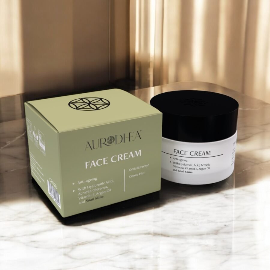 Crème visage anti-âge à la bave d’escargot