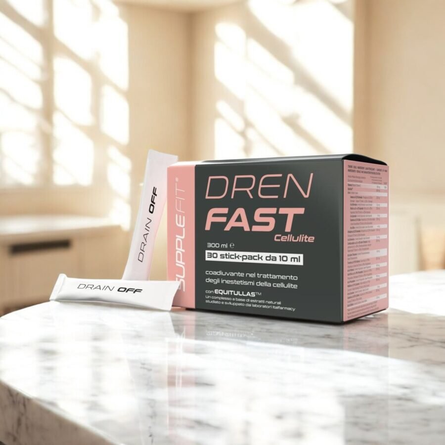 DREN FAST - Adjuvant dans le traitement des imperfections de la cellulite- avec Equitullas™