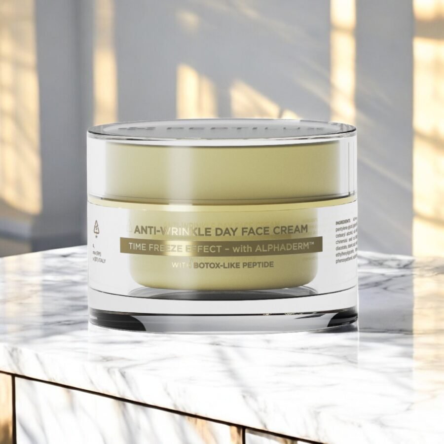 Crème de jour anti-rides pour le visage « effet time freeze » - avec ALPHADERM™