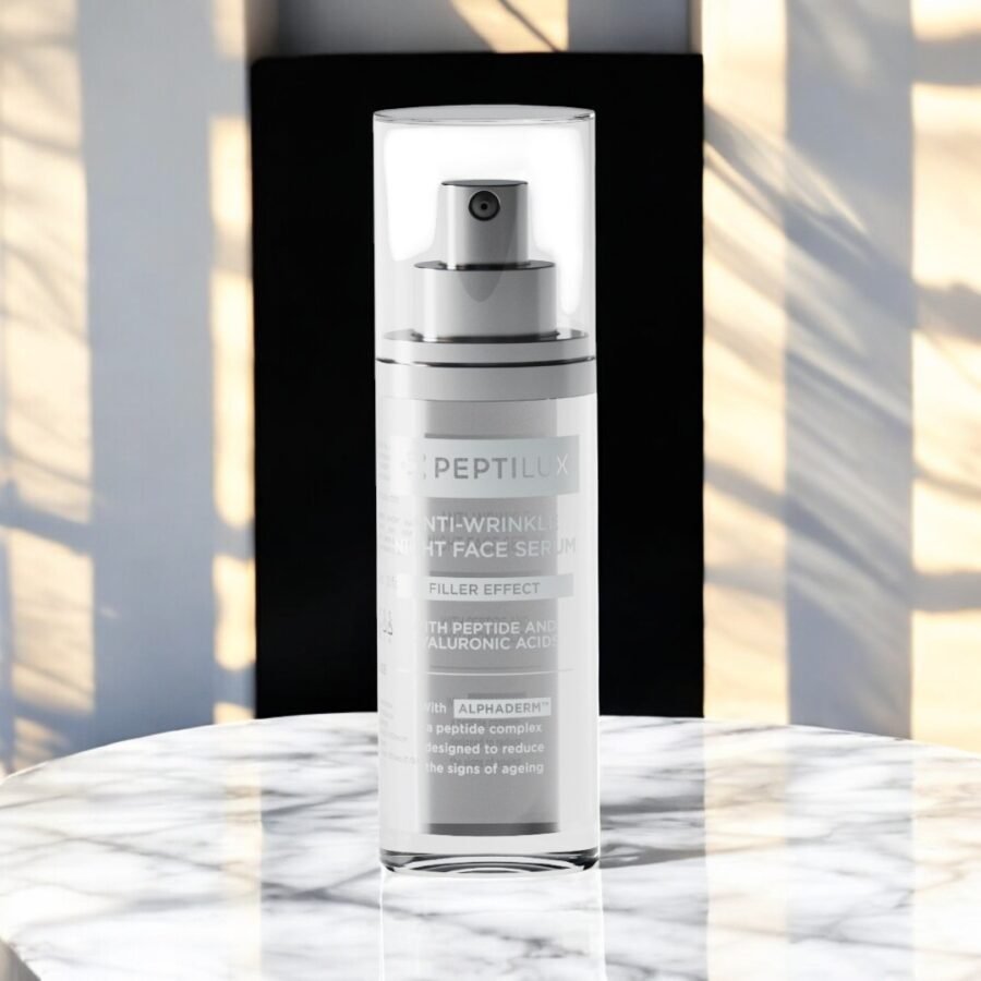 Sérum de nuit visage antirides « effet filler » avec ALPHADERM™