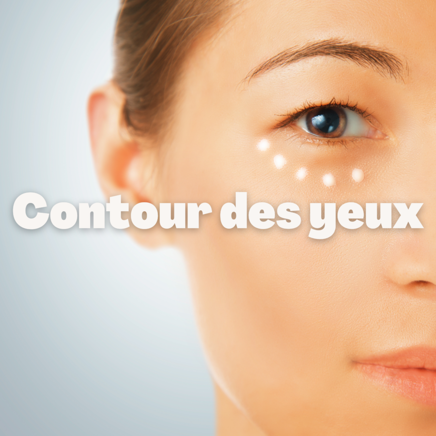 contour des yeux